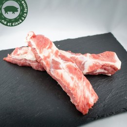 Travers de porc fermier (coustilles) | Ferme des Vallons
