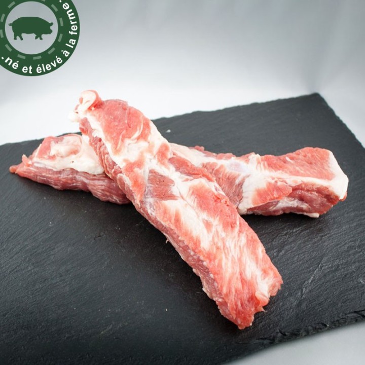 Travers de porc fermier (coustilles) | Ferme des Vallons
