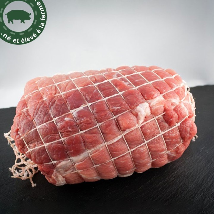 Rôti d'épaule de porc fermier des Landes | Ferme des Vallons