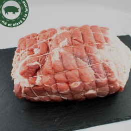 Rôti d'échine de porc fermier des Landes | Ferme des Vallons