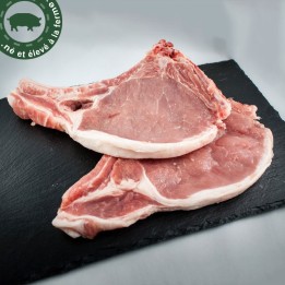 Côtelette filet de porc fermier | Ferme des Vallons
