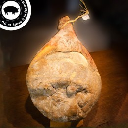 Jambon de porc noir Gascon entier | Ferme des Vallons