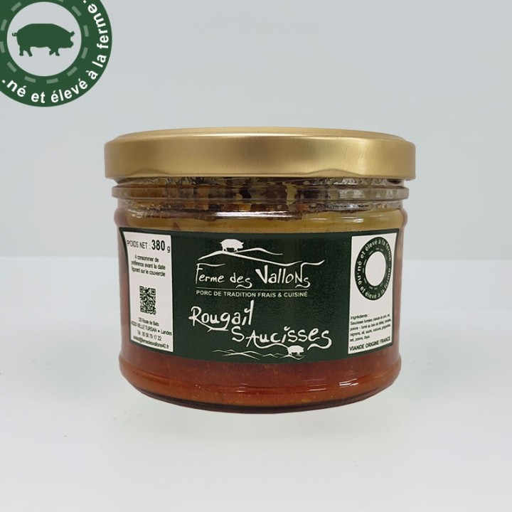 Rougail saucisses fumées en bocal | Ferme des Vallons