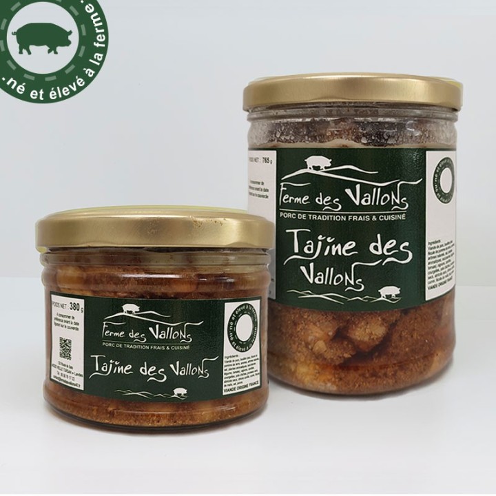 Tajine des Vallons, porc aux fruits secs | Ferme des Vallons