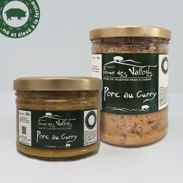 Porc au curry et lait de coco en bocal | Ferme des Vallons