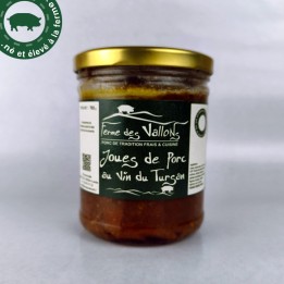 Joues de porc cuisinées maison | Ferme des Vallons