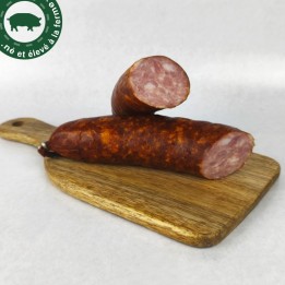 Saucisse fumée, porc fermier des Landes | Ferme des Vallons