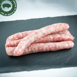 Saucisses fines (chipolatas) pur porc | Ferme des Vallons