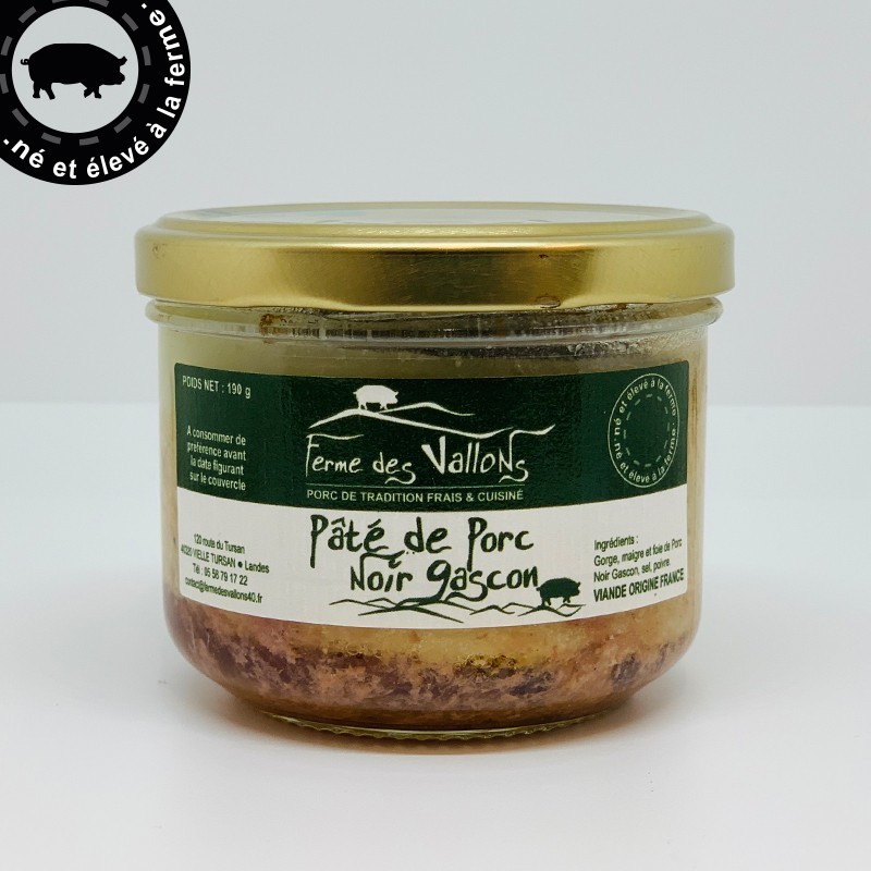 Ferme des Vallons | Pâté de porc Gascon