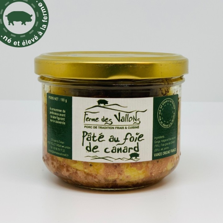 Pâté de porc au foie gras de canard | Ferme des Vallons