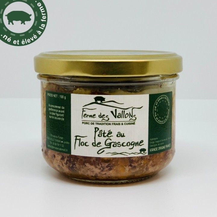 Pâté de porc au Floc de Gascogne | Ferme des Vallons