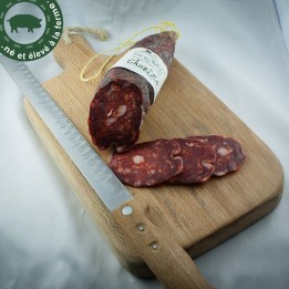 Chorizo sec de porc fermier des Landes | Ferme des Vallons