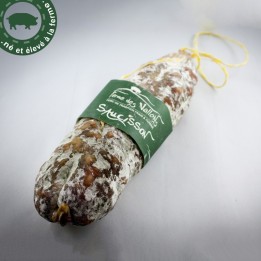 Saucisson sec pur porc fermier | Ferme des Vallons