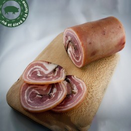 Ventrèche roulée de porc en tranches | Ferme des Vallons