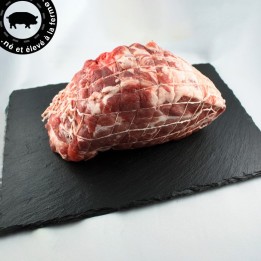 Rôti d'échine de porc noir Gascon | Ferme des Vallons