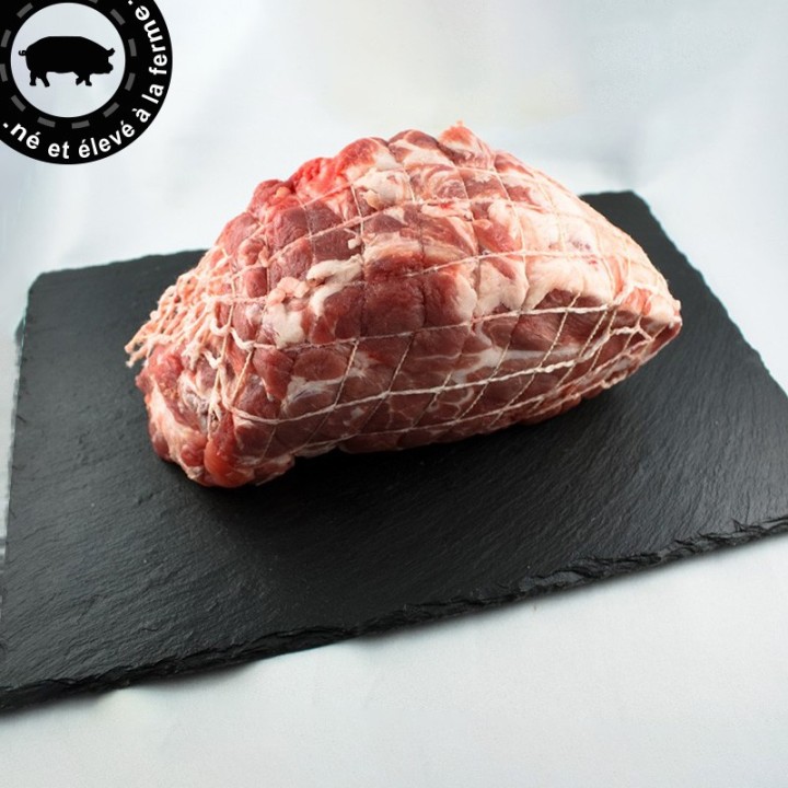 Rôti d'échine de porc noir Gascon | Ferme des Vallons