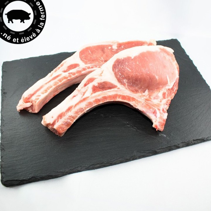 Côtelette filet de porc noir Gascon | Ferme des Vallons