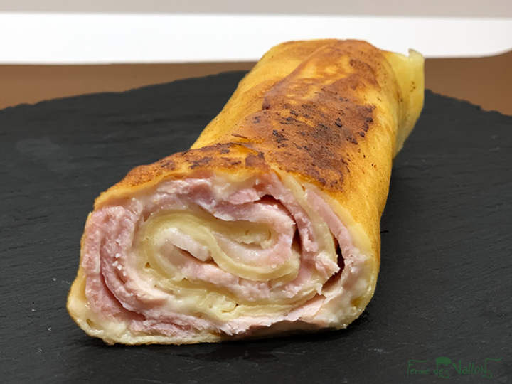 Photo de la recette : Crêpes au jambon