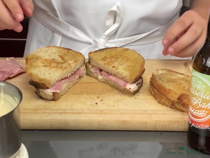 Photo de la recette : Croque monsieur béchamel à la bière